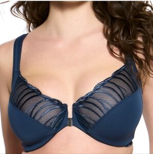Paramour by Felina Angie Front Close Minimizer Bra 36H NWT